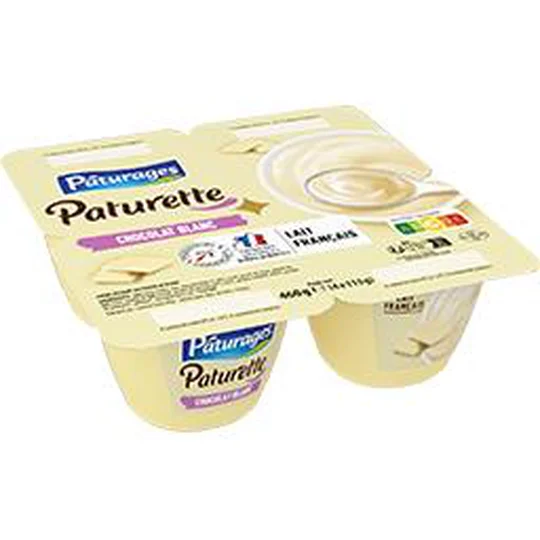 Paturette Crème dessert chocolat blanc