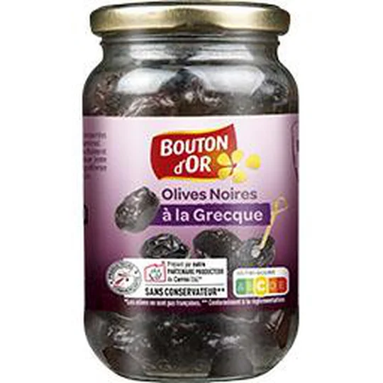 Olives noires à la grecque