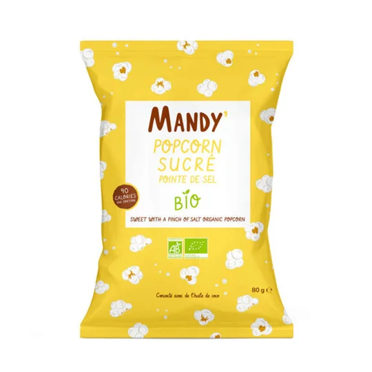 Popcorn sucré avec une pointe de sel