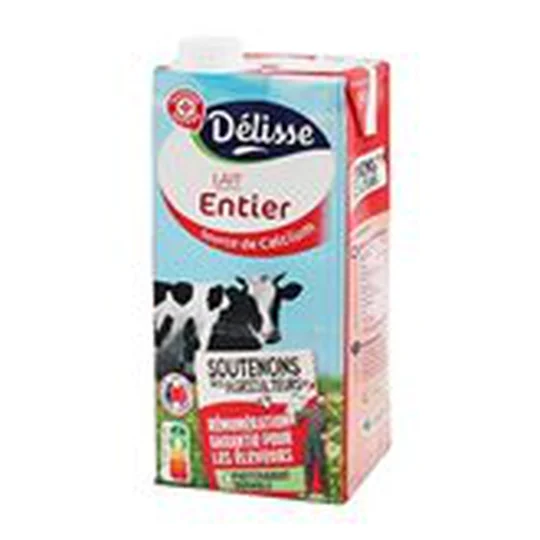Lait entier UHT - Brique :