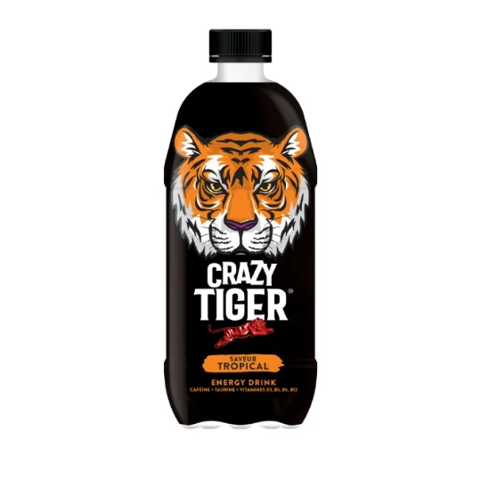 Boisson énergisante saveur tropical