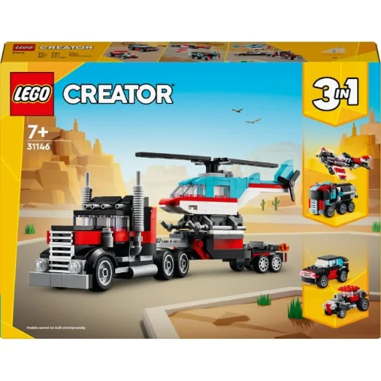Creator Le Camion Remorque avec Hélicoptère 31146