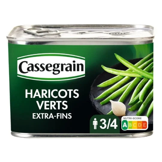 Haricots verts extra-fins cueillis main