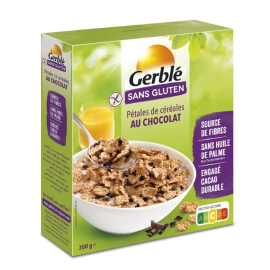 Céréales copeaux de chocolat sans gluten