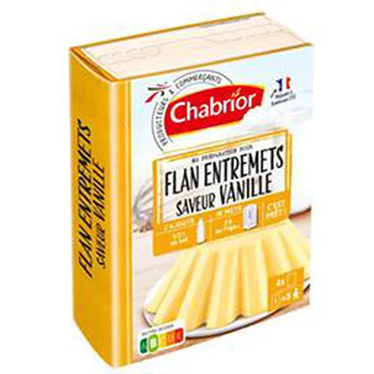 Préparation pour flan entremet saveur vanille