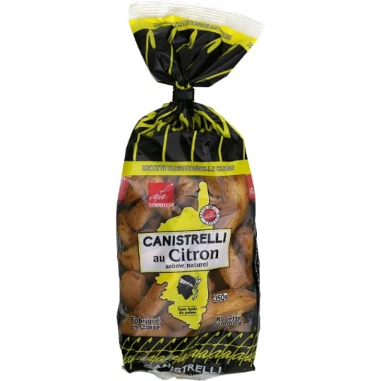 Biscuits Canistrelli citron
