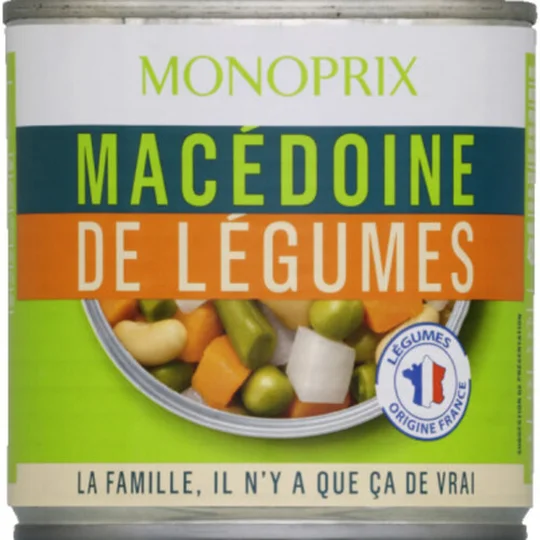 Macédoine de légumes
