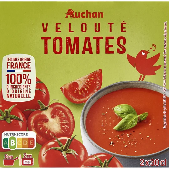 Soupe veloutée de tomate