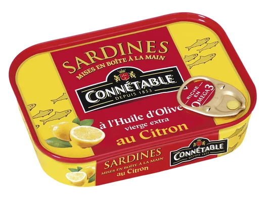 Sardines à l'ancienne au citron et à l'huile d'olive vierge extra
