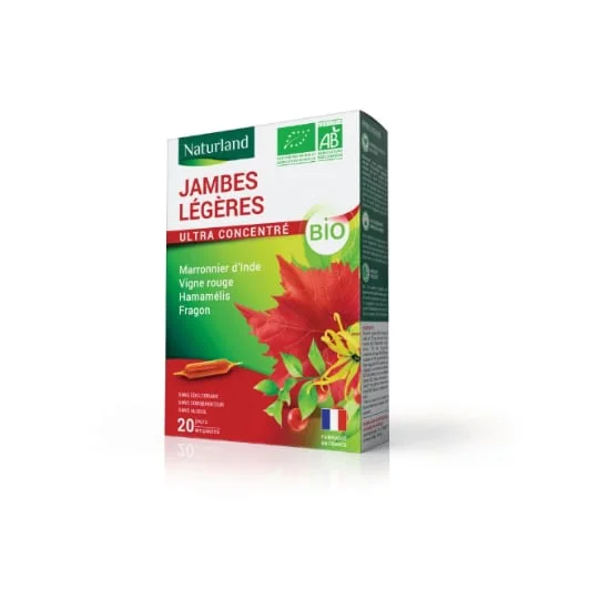 Complément alimentaire bio jambes légères