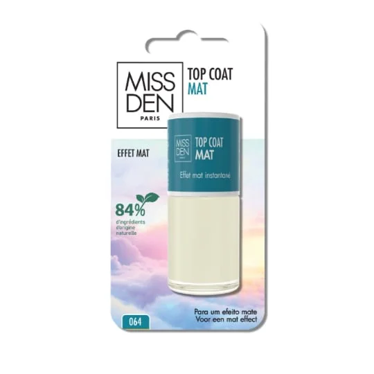 Vernis à Ongles Soin Top Coat Mat Naturel
