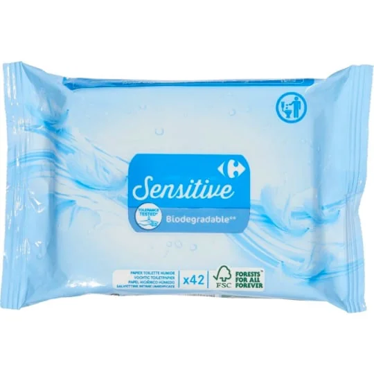 Papier toilette humide Sensitive