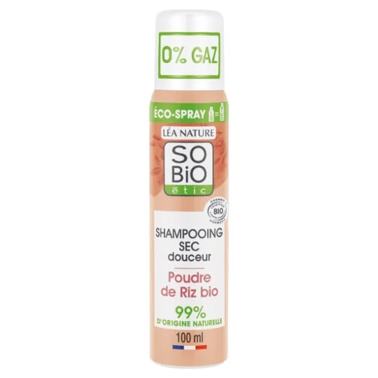 Shampooing Sec Poudre de Riz Bio