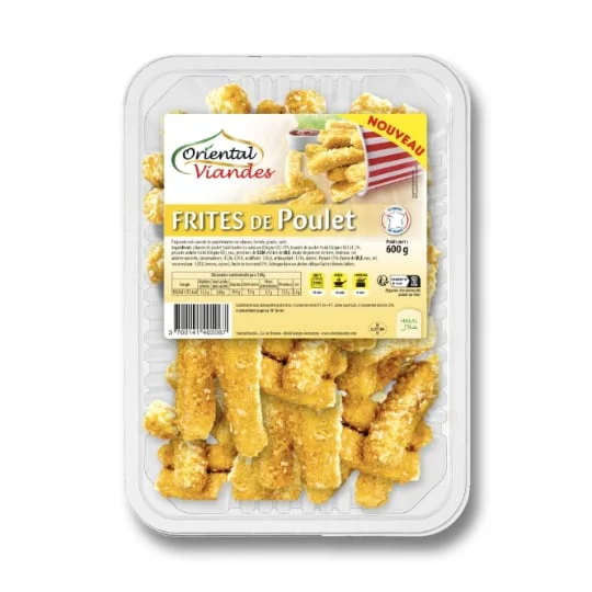 Frites de Poulet Halal