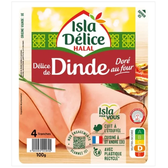 Délice de Dinde Doré au Four Halal