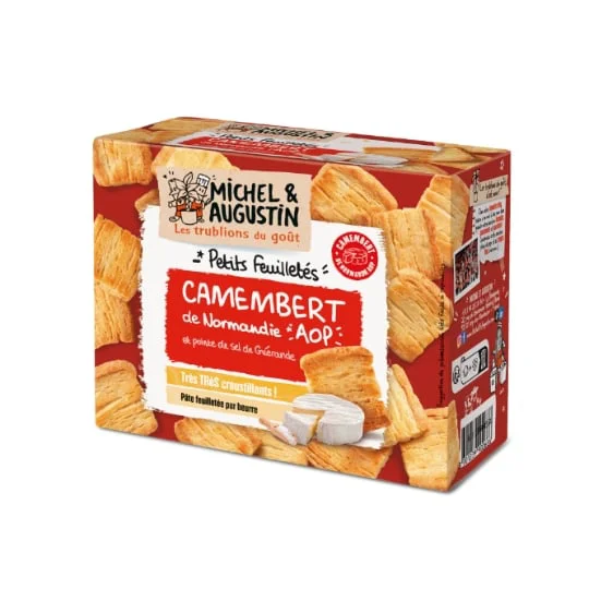 Apéritifs petit feuilletés au camembert AOP
