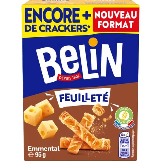 Crackers feuilleté emmental