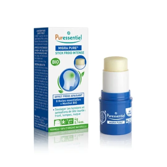 Soin Tête Migra Pure Froid Intense aux 8 Huiles Essetielles et Menthe Bio