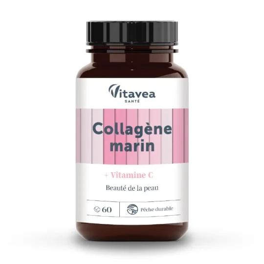 Complément Alimentaire Collagène Marin Vitamine C Beauté de la Peau