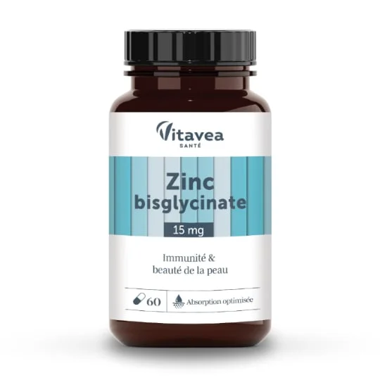 Complément Alimentaire Zinc Bisglycinae Immunité & Beauté de la Peau