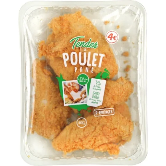 Tender de poulet halal pané