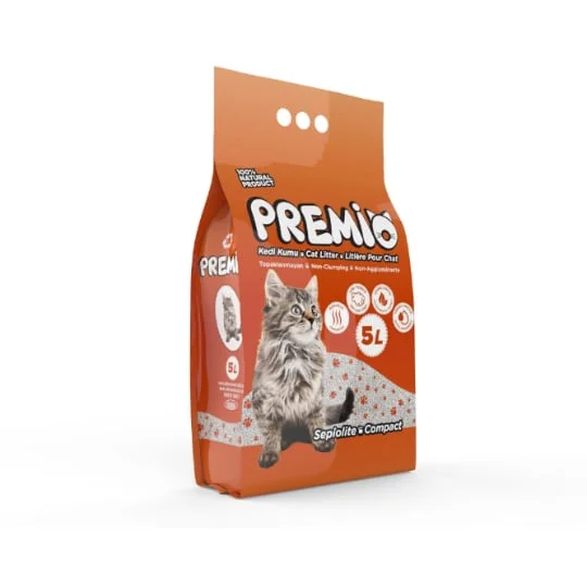 Litière pour chat compact