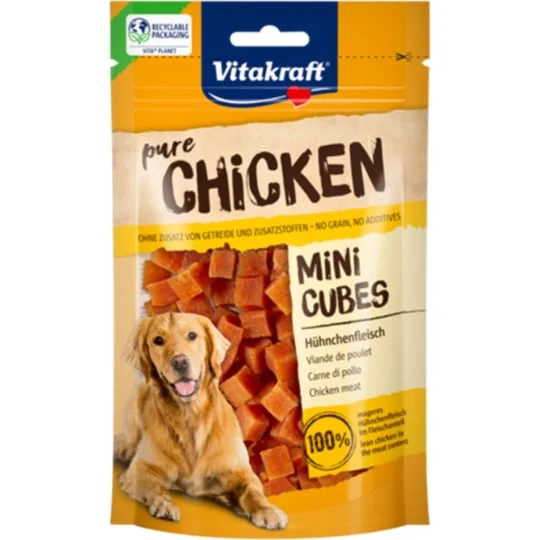 Snacks pour chien mini chicken cube
