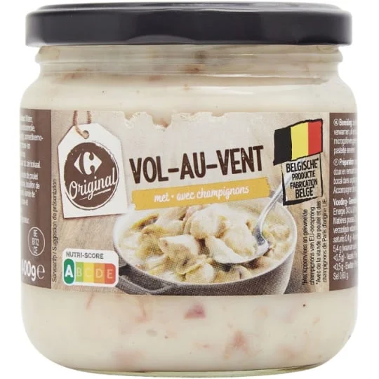 Vol-Au-Vent avec champignons