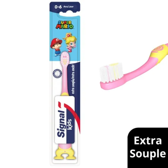 Brosse à Dents Enfants Extra Souple Super Mario