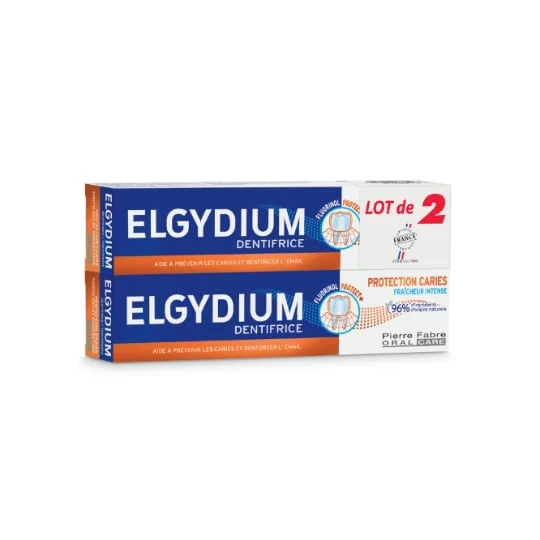 Dentifrice Elgydium Duo Protection Caries