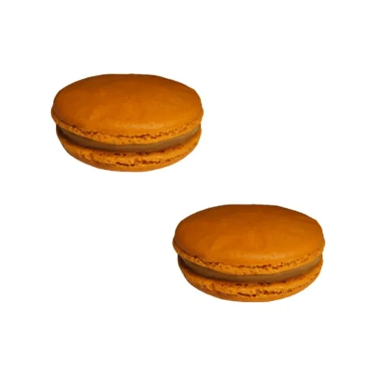 Gros macarons caramel