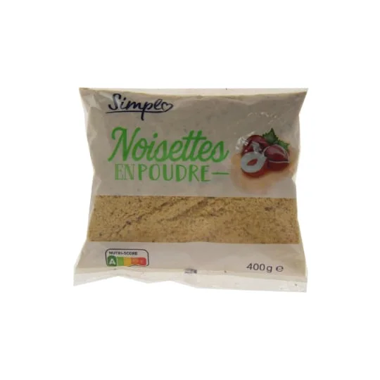 Noisettes en poudre