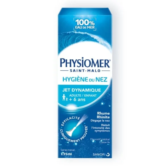 Hygiène du nez  jet dynamique