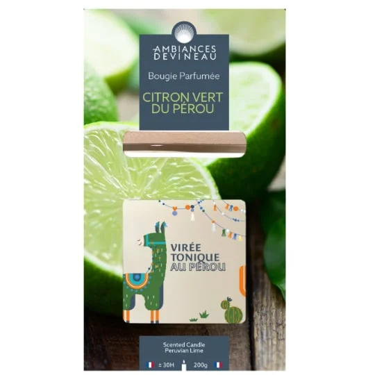 Bougie ovale Verveine citron du Mexique