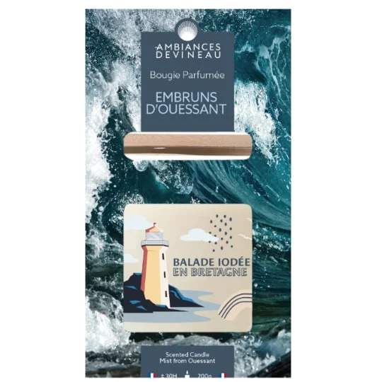 Bougie ovale Embruns d'Ouessant