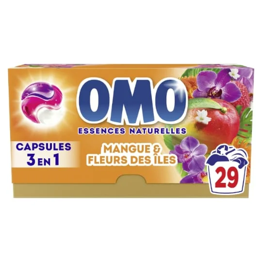 Capsule Lessive 3en1 à la Mangue & Fleurs des Iles