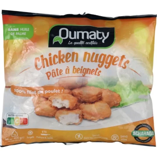 Chicken Nuggets halal pâte à beignet