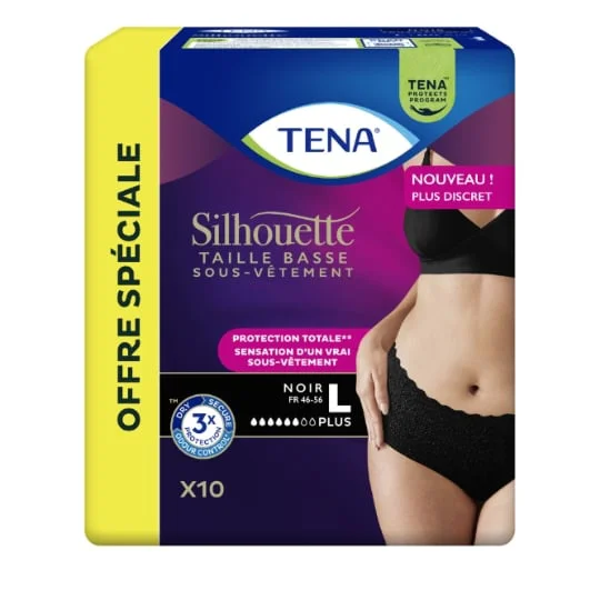 Culotte Urinaire Noir Taille L