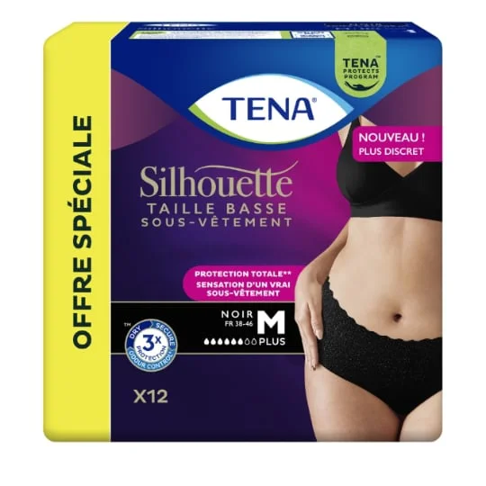 Culotte Urinaire Noire Taille M