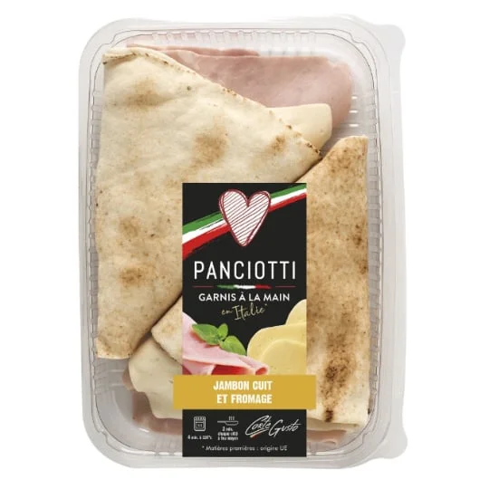 Galettes Panciotti jambon cuit et fromage