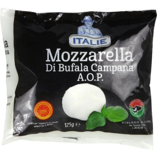 Mozzarella di bufala campana AOP