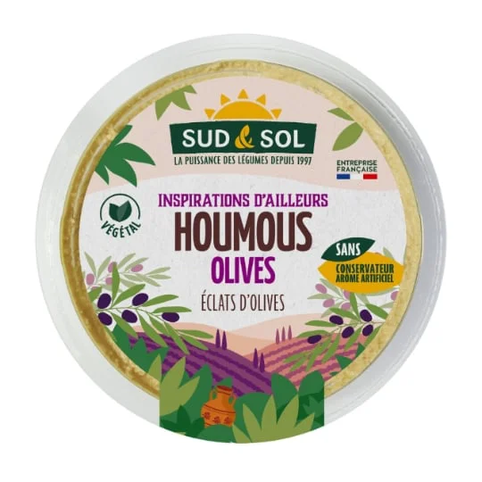 Houmous olives