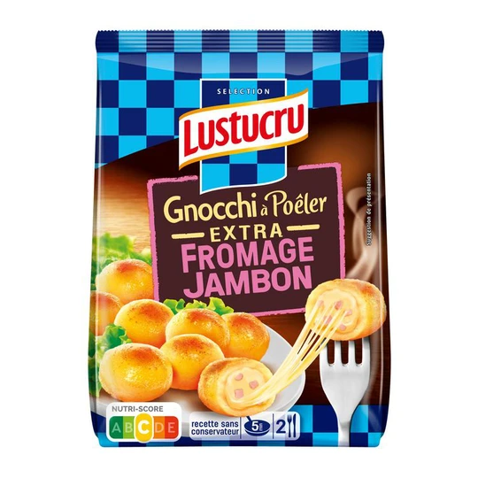 Gnocchi à poêler extra au fromage et jambon