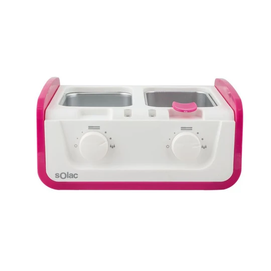 Épilateur double cuve à cire chaude DC750224 - Blanc