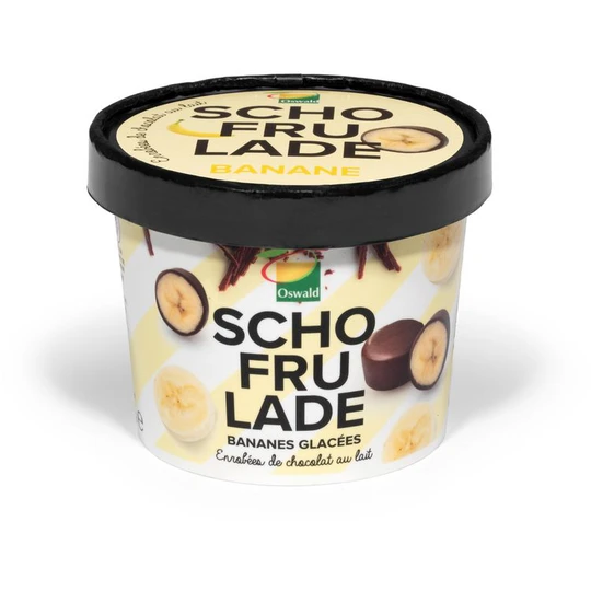 Bananes enrobées de chocolat au lait