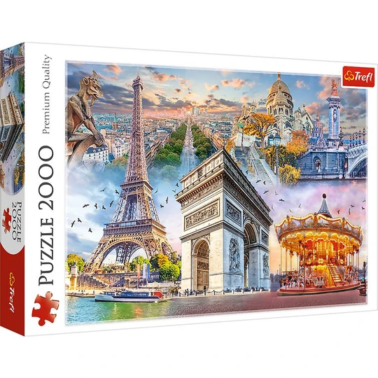 Puzzle 2000 pièces Week end à Paris