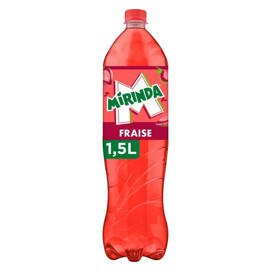 Boisson gazeuse goût fraise