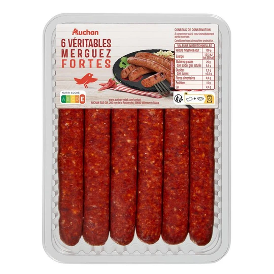 Véritable Merguez  forte