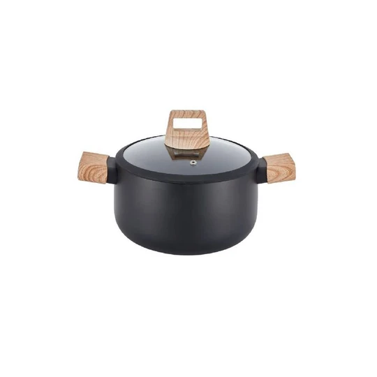 Faitout 20 cm tous feux dont induction avec couvercle aluminium forgé