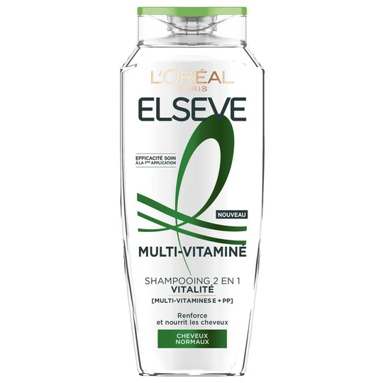 Multi Vitaminé shampooing 2en1 vitalité cheveux normaux